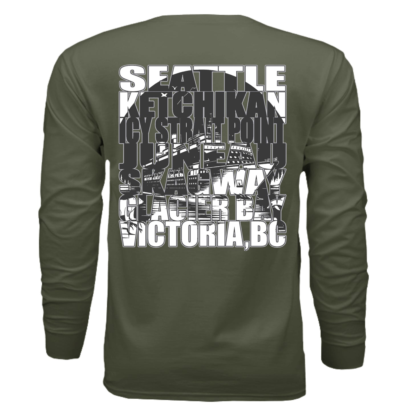 MILITARY GREEN - BACK