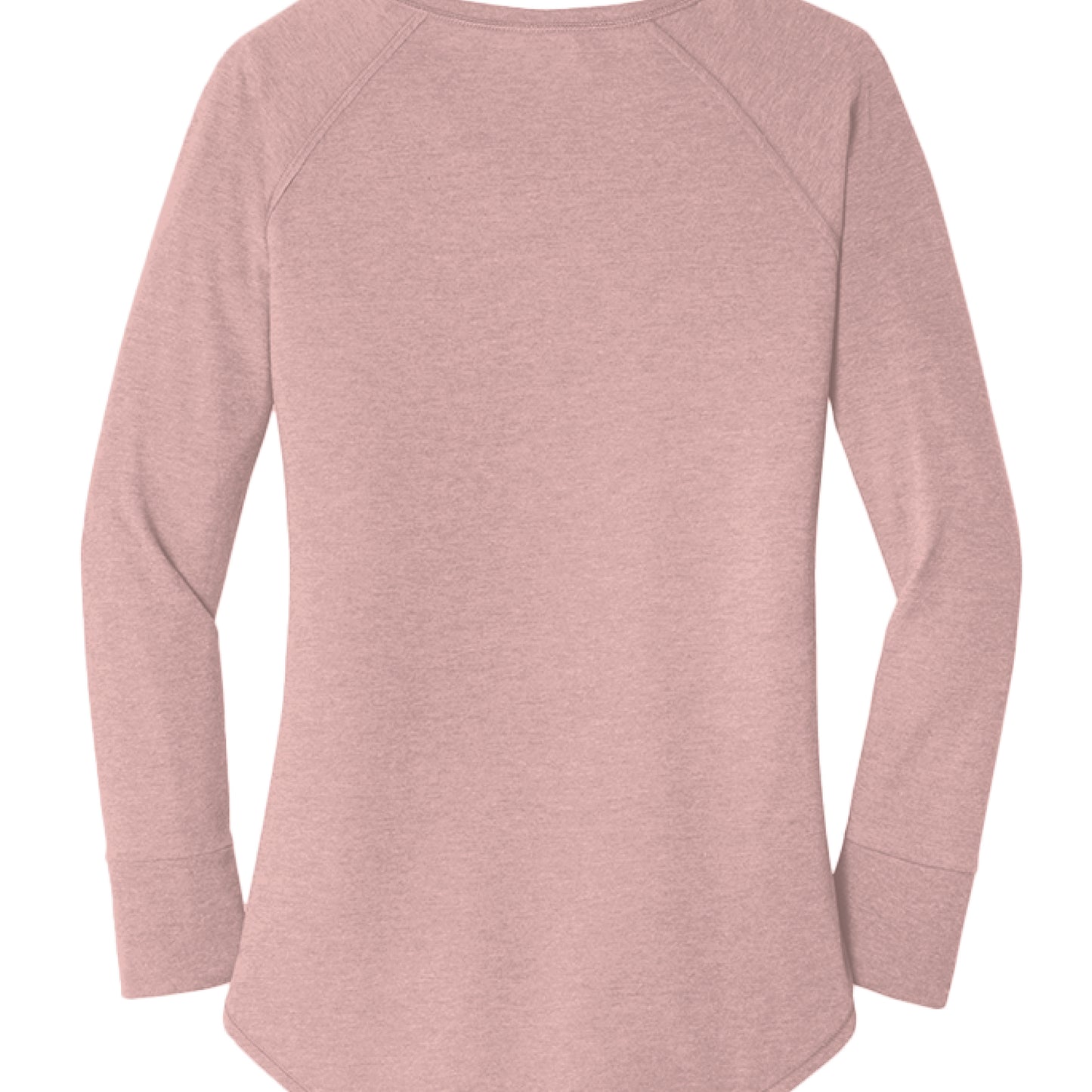 For DJ&B - District Ladies Tri-blend LS Tunic