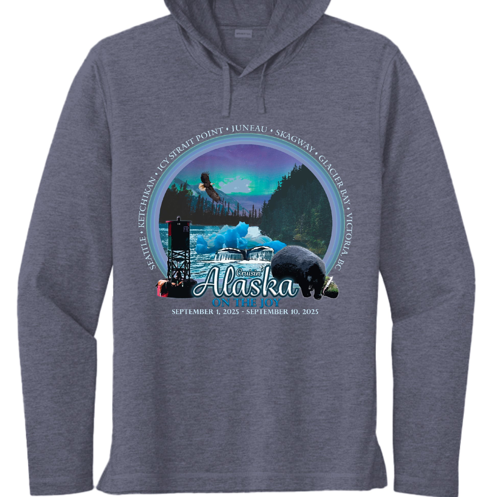 True Navy Hthr - FRONT