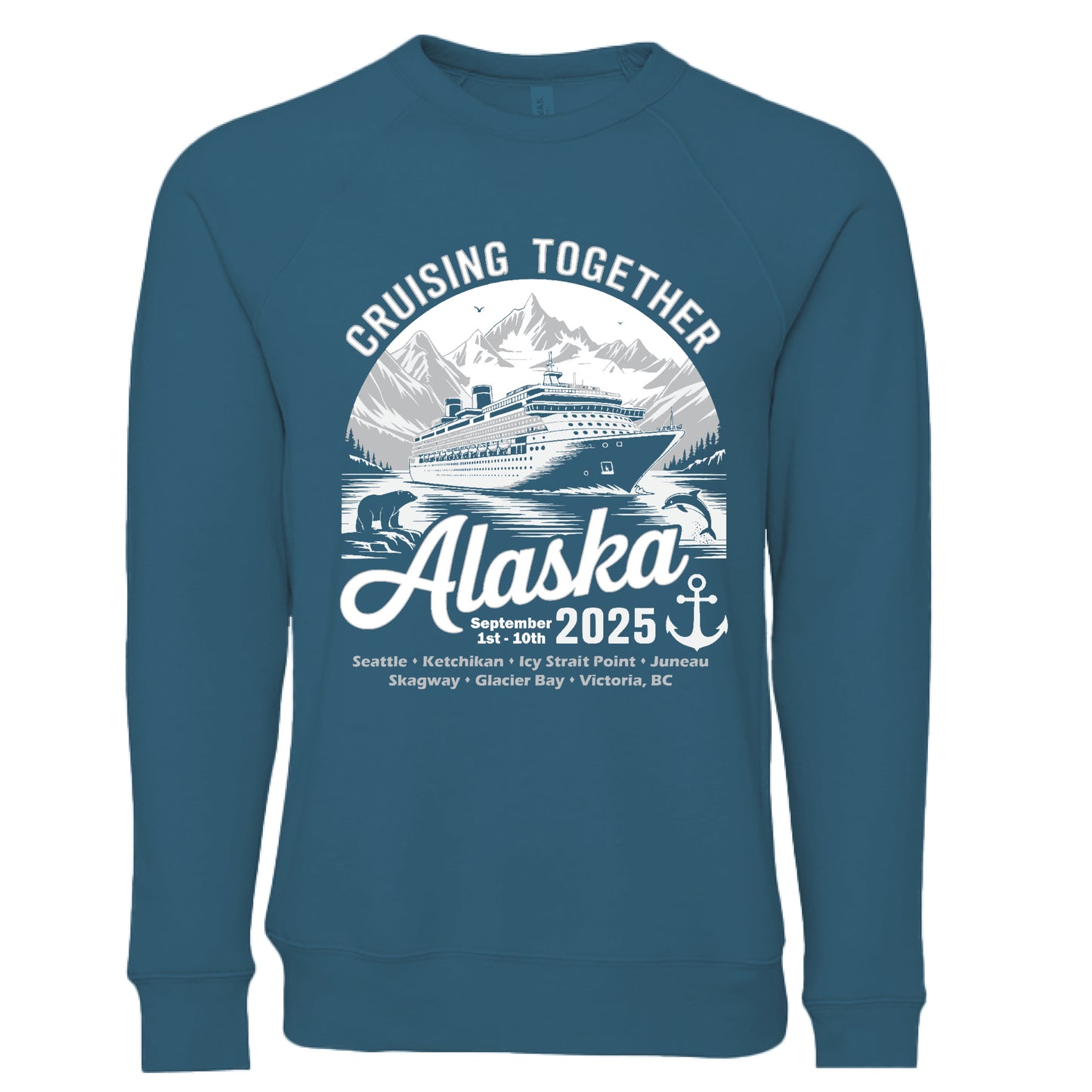 Heather Deep Teal - FRONT