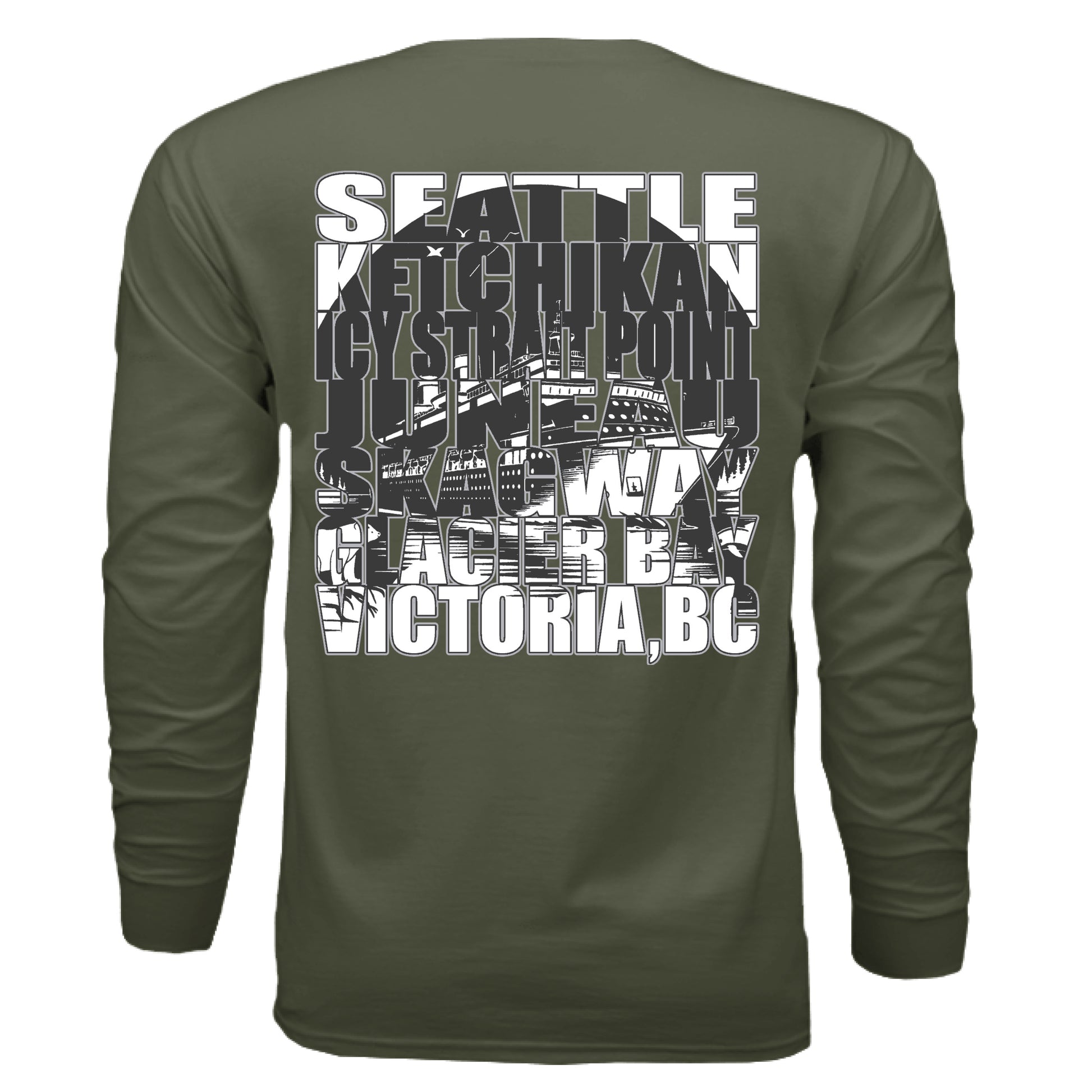 MILITARY GREEN - BACK