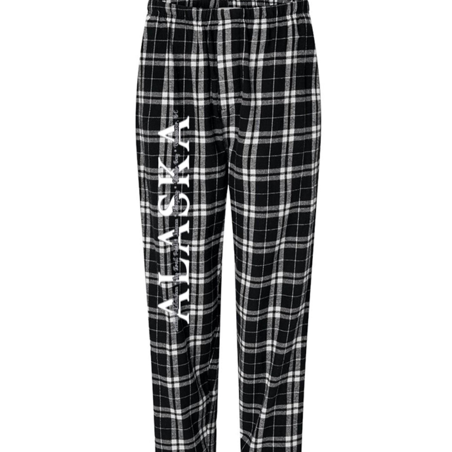 Black/ White Buffalo Plaid - FRONT