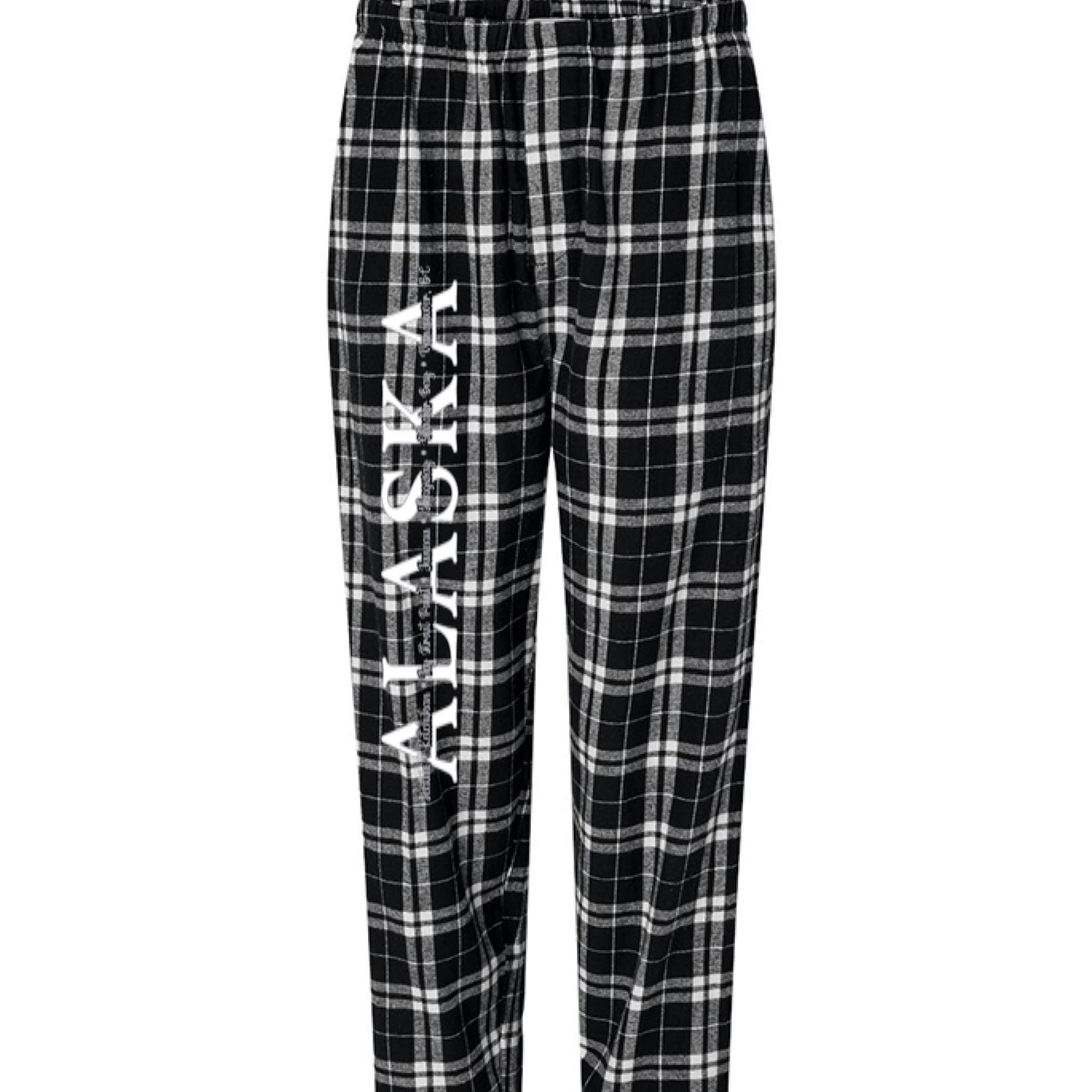 Black/ White Buffalo Plaid - FRONT
