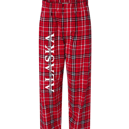 RED/ WHITE PLAID - FRONT