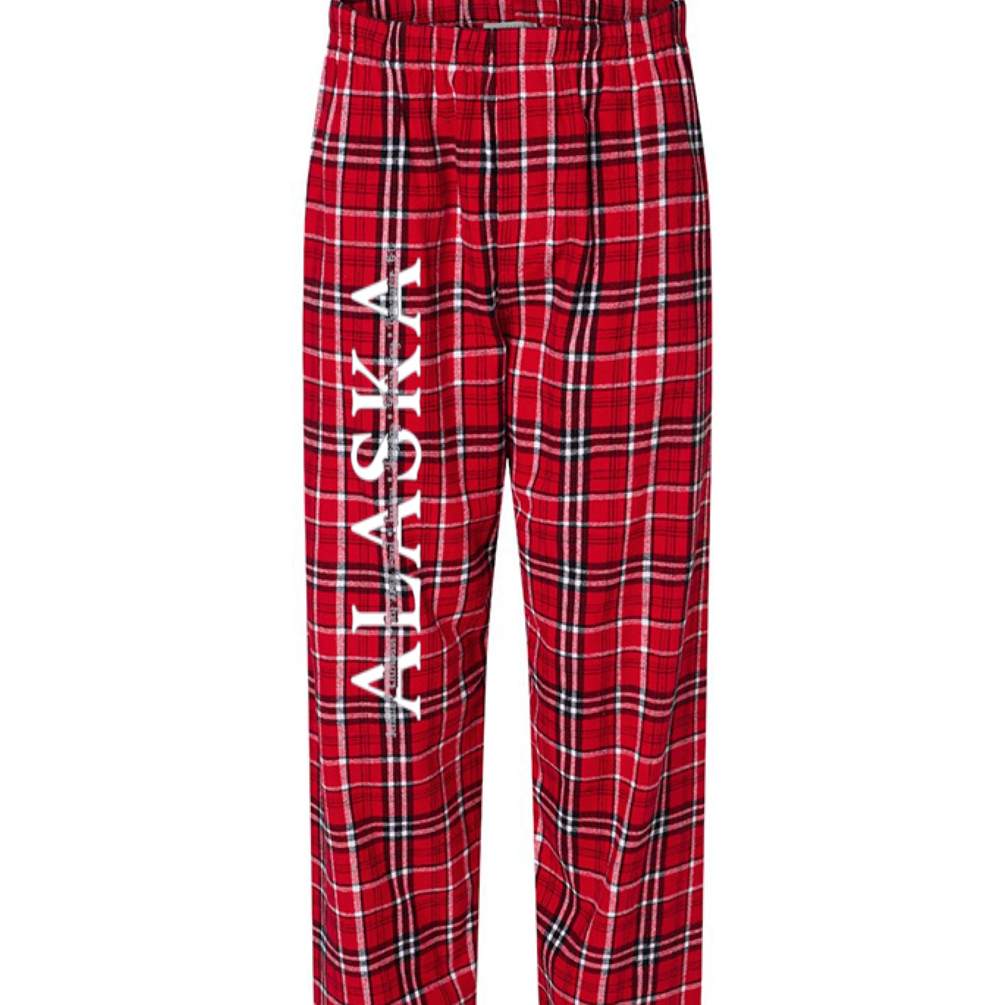 RED/ WHITE PLAID - FRONT