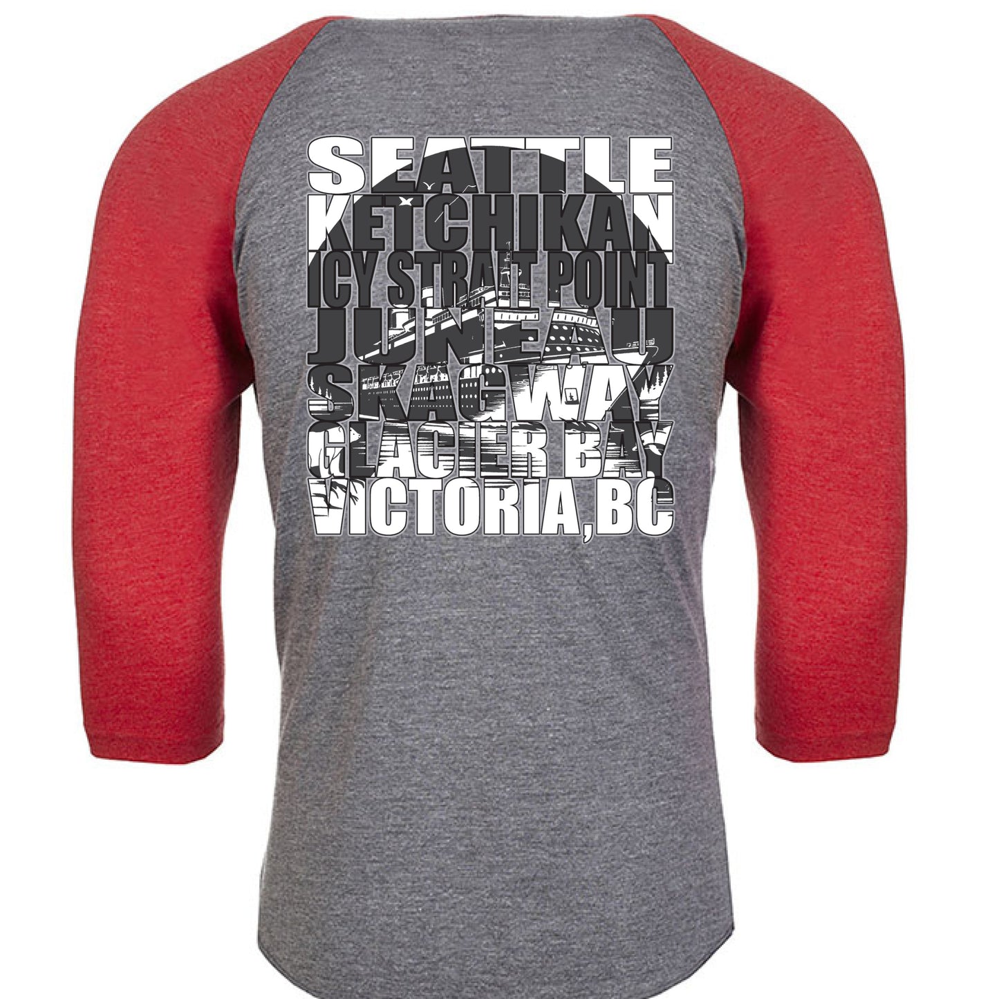 Vintage Red/ Premium Heather - BACK
