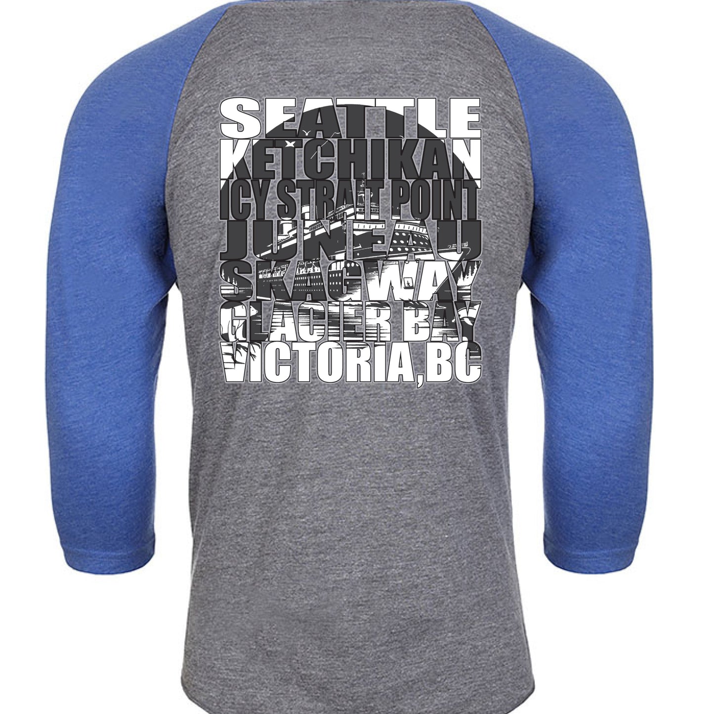 Vintage Royal/ Premium Heather - BACK