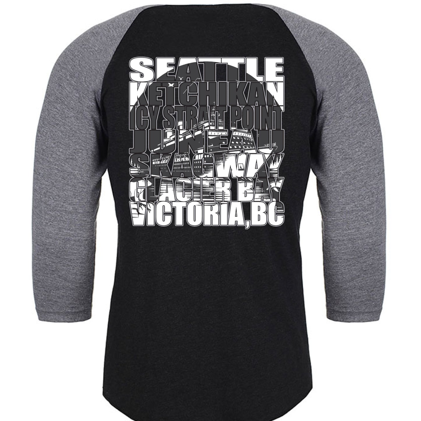 Premium Heather/ Vintage Black - BACK