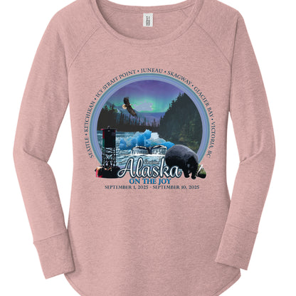 For DJ&B - District Ladies Tri-blend LS Tunic