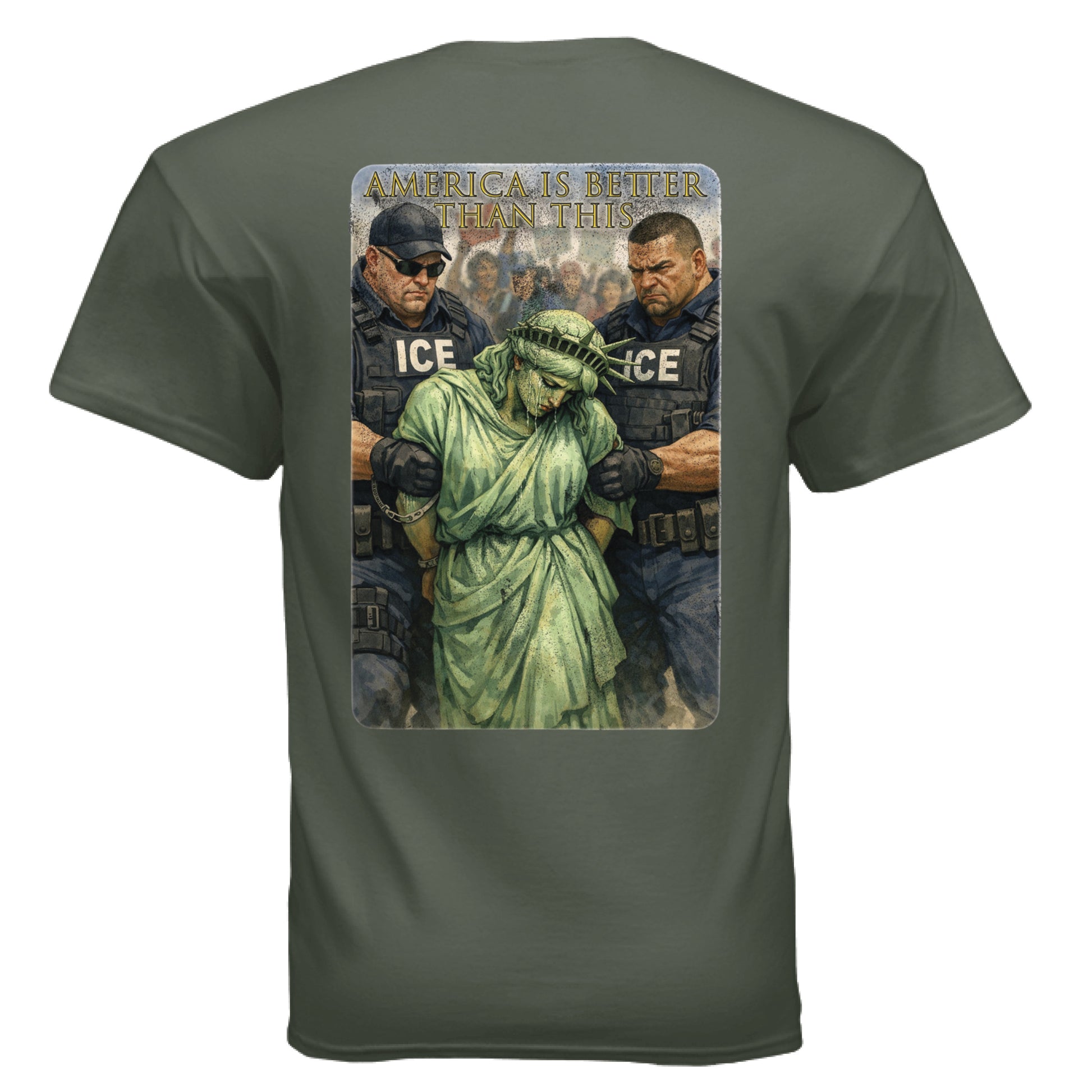 MILITARY GREEN - BACK